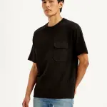 Men's Solid Crew Neck Utility T-Shirt