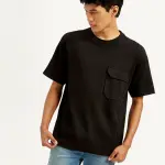 Men's Solid Crew Neck Utility T-Shirt