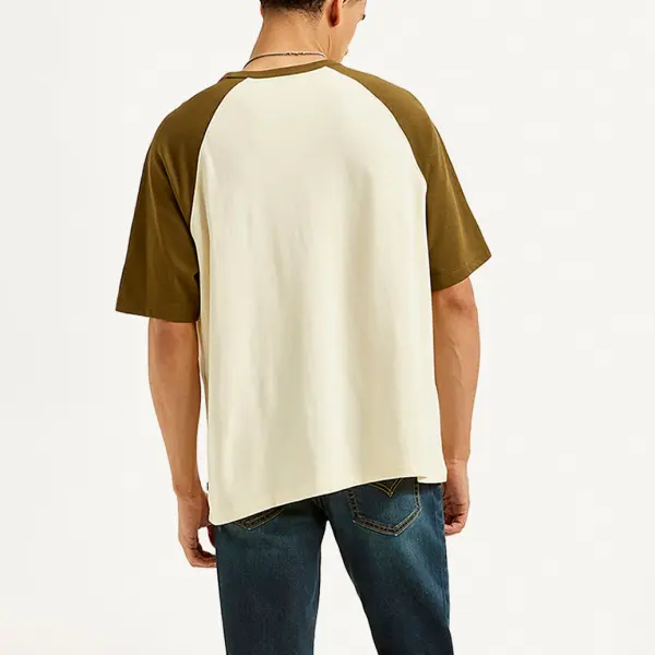 Men's Colorblock Loose Fit T-shirt