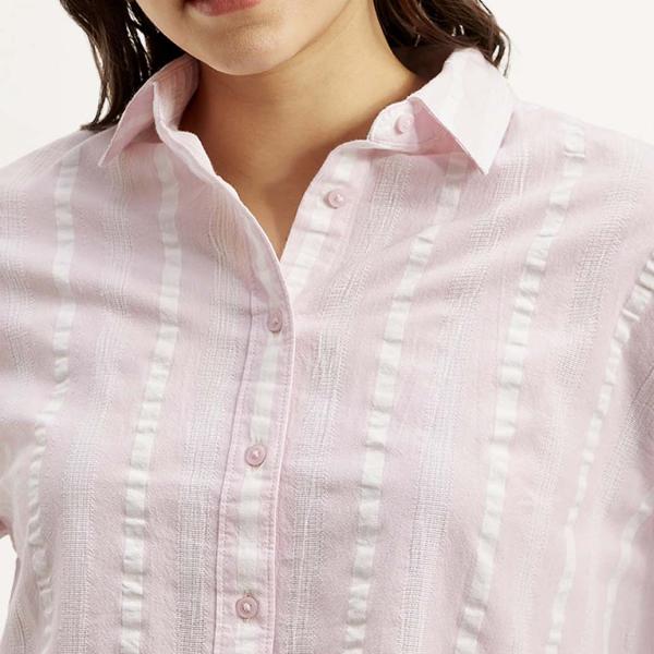 Women's Striped Relaxed Fit Shirt