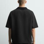 INTERLOCK ZIP-UP POLO SHIRT