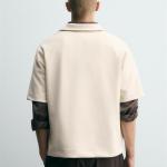 INTERLOCK ZIP-UP POLO SHIRT