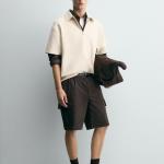 INTERLOCK ZIP-UP POLO SHIRT