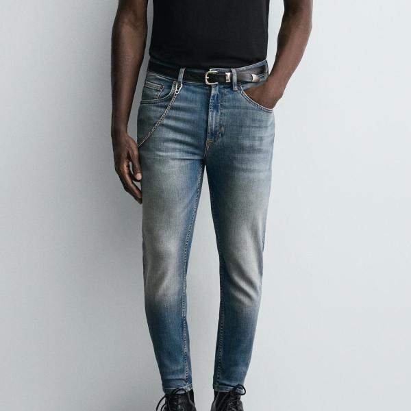 SKINNY CROPPED FIT JEANS