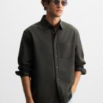 TEXTURED OXFORD SHIRT