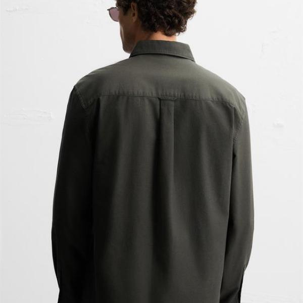 TEXTURED OXFORD SHIRT