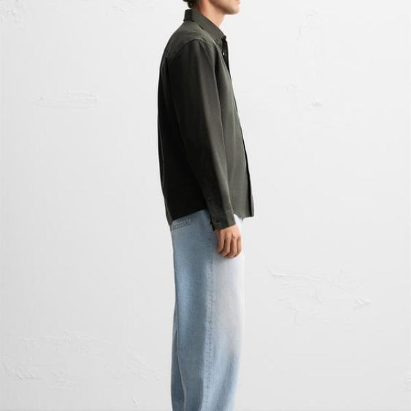 TEXTURED OXFORD SHIRT