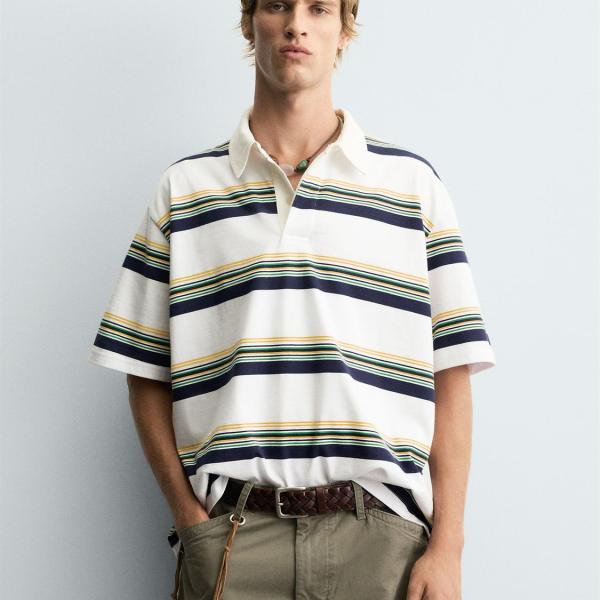 STRIPED POLO SHIRT
