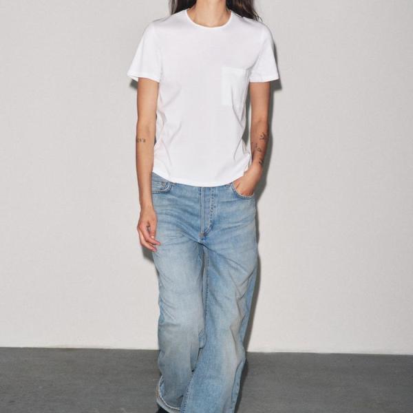 MERCERISED COTTON T-SHIRT