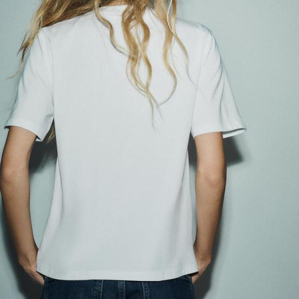 T-SHIRT WITH CONTRAST BOW