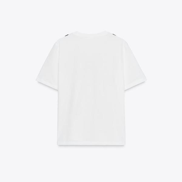 T-SHIRT WITH CONTRAST BOW