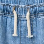 LOOSE-FITTING DENIM BERMUDA SHORTS