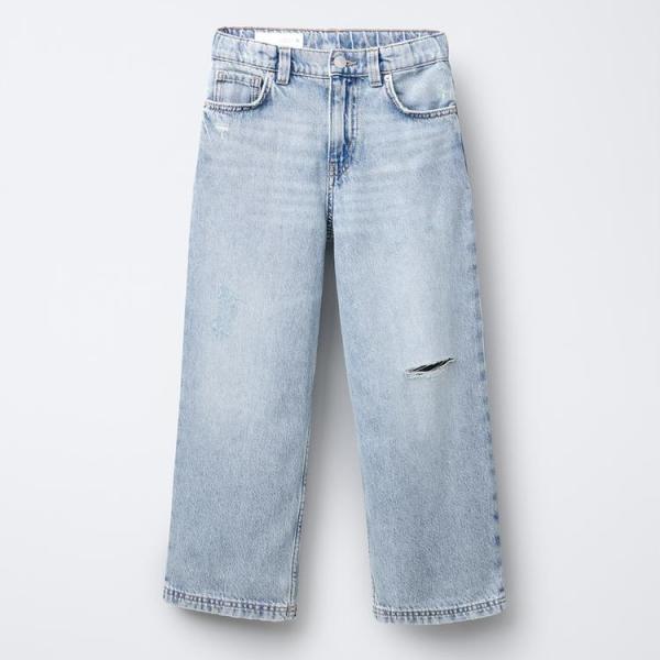 RIPPED RELAXED BAGGY JEANS