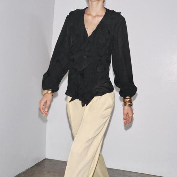 ZW COLLECTION RUFFLED SHIRT