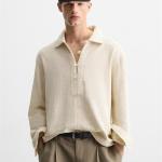 TEXTURED POLO SHIRT