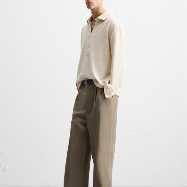 TEXTURED POLO SHIRT