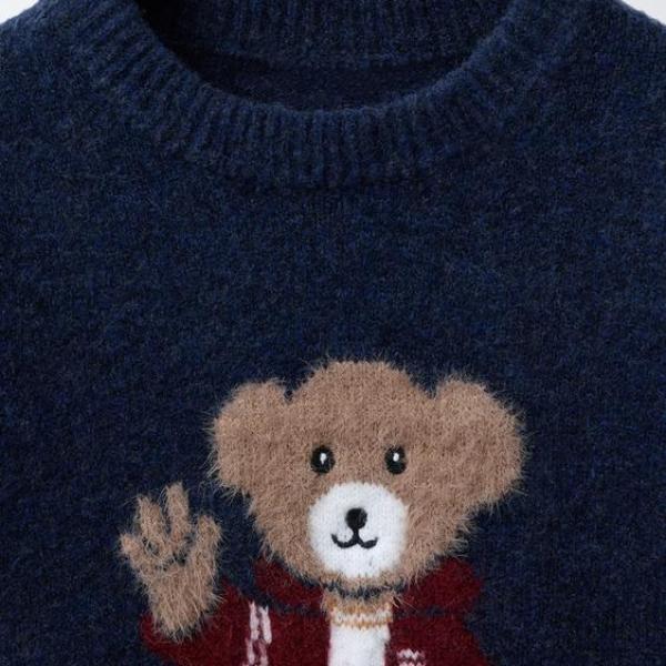 Knit Skate Bear Sweater
