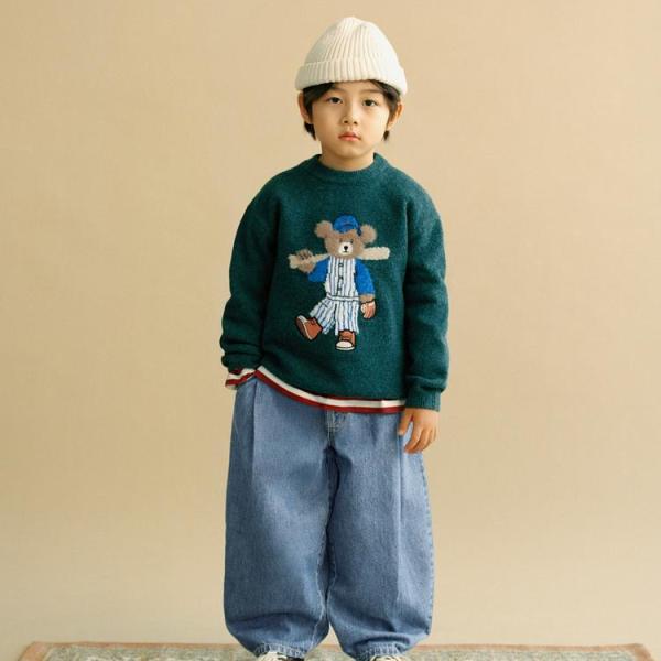 KNIT BEAR SWEATER