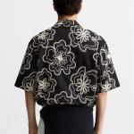 TEXTURED EMBROIDERY SHIRT
