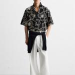 TEXTURED EMBROIDERY SHIRT