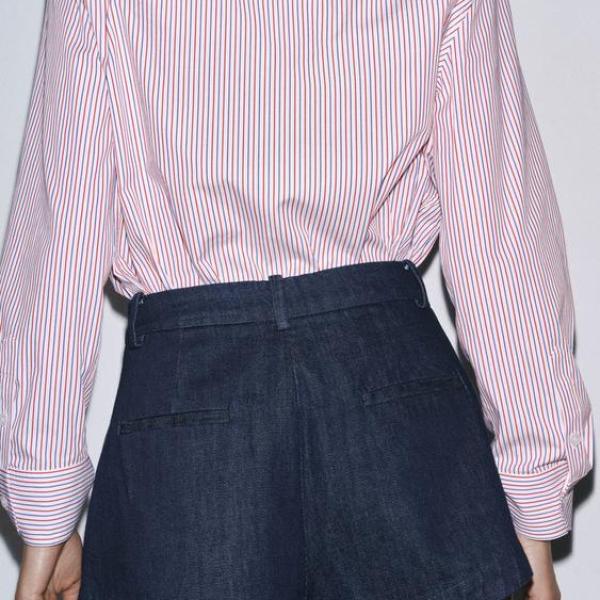 ZW COLLECTION STRIPED POPLIN SHIRT