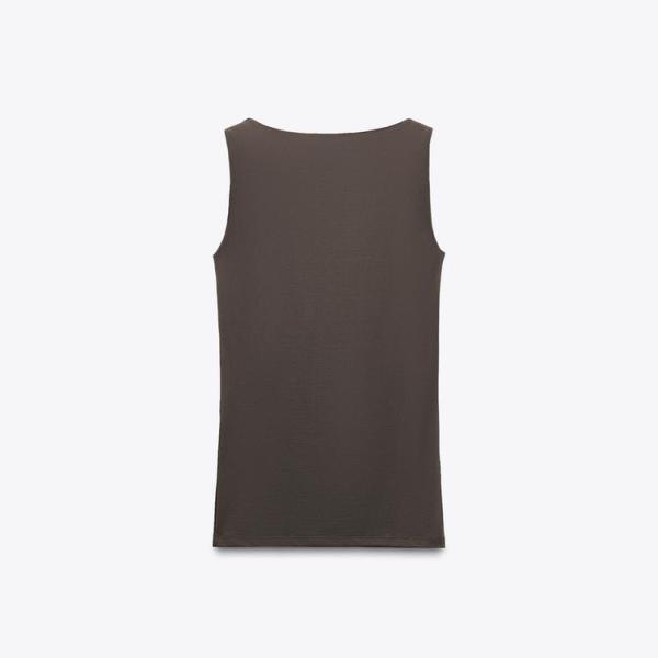 POLYAMIDE TOP WITH WIDE STRAPS