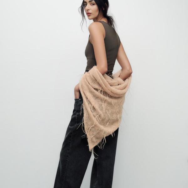 POLYAMIDE TOP WITH WIDE STRAPS