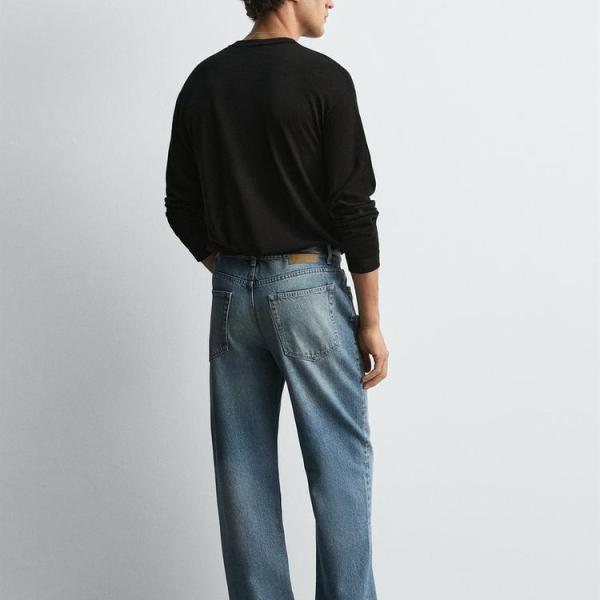 STRAIGHT ANKLE FIT JEANS