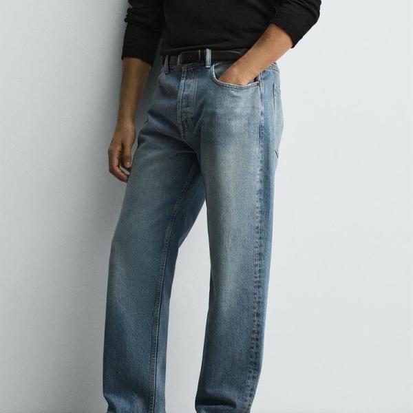 STRAIGHT ANKLE FIT JEANS
