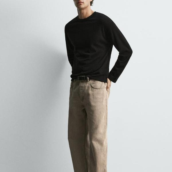 SLIM FIT STRAIGHT-LEG JEANS