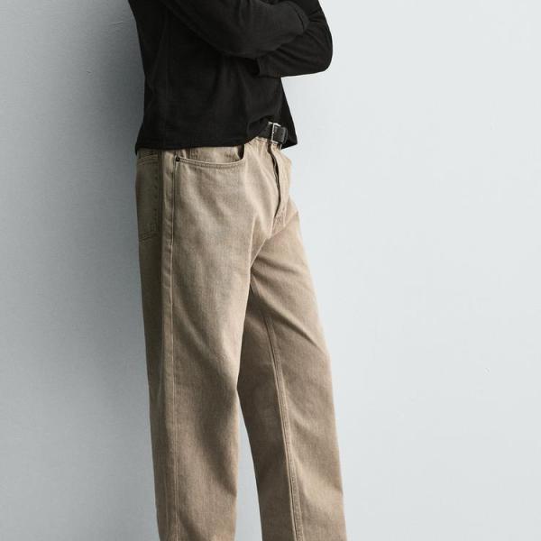 SLIM FIT STRAIGHT-LEG JEANS