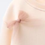 TULLE BOW SWEATSHIRT