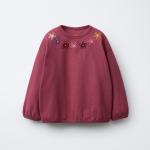 CONTRAST EMBROIDERY T-SHIRT
