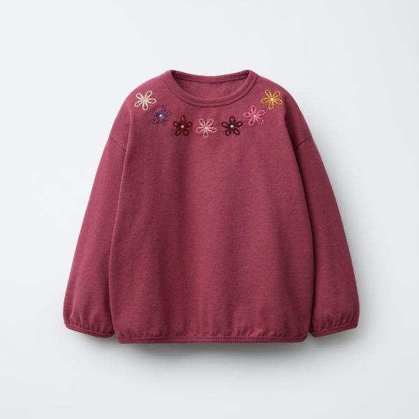 CONTRAST EMBROIDERY T-SHIRT