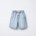 LOOSE DENIM BERMUDA SHORTS