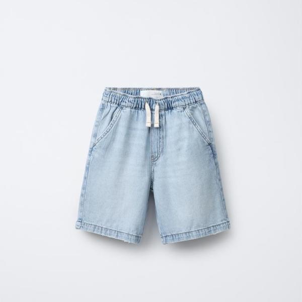 LOOSE DENIM BERMUDA SHORTS