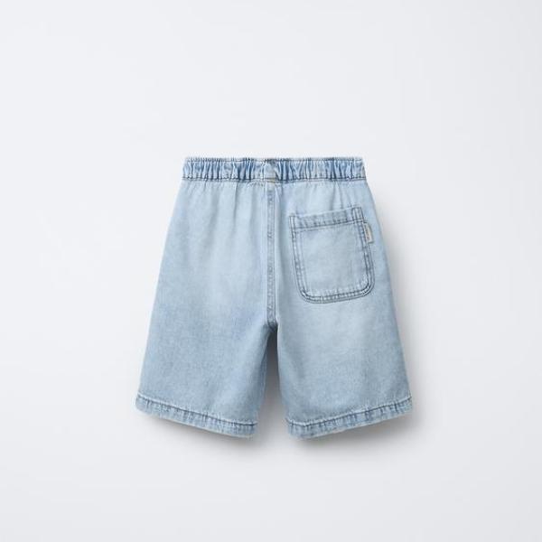 LOOSE DENIM BERMUDA SHORTS