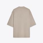 WASHED EFFECT INTERLOCK T-SHIRT