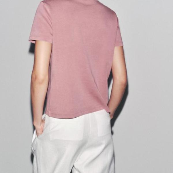 SHORT SLEEVE INTERLOCK T-SHIRT