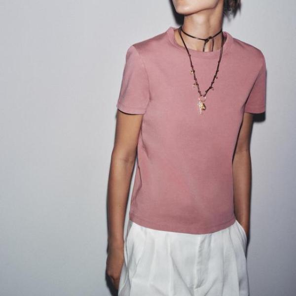 SHORT SLEEVE INTERLOCK T-SHIRT