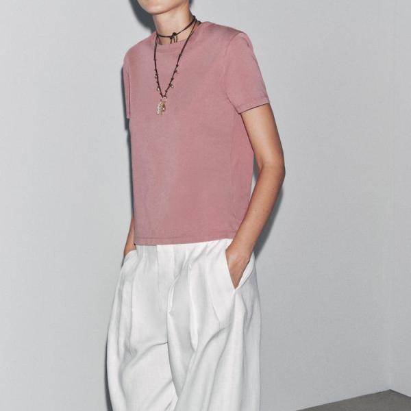 SHORT SLEEVE INTERLOCK T-SHIRT