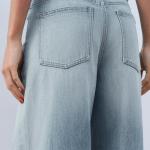 TRF WIDE-LEG HIGH-WAIST JEANS WITH WRAPAROUND WAIST