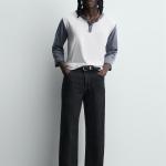 LIGHTWEIGHT LOOSE WIDE-LEG JEANS