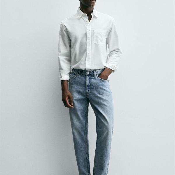 SLIM TAPERED FIT JEANS