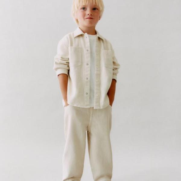TWILL BAGGY TROUSERS