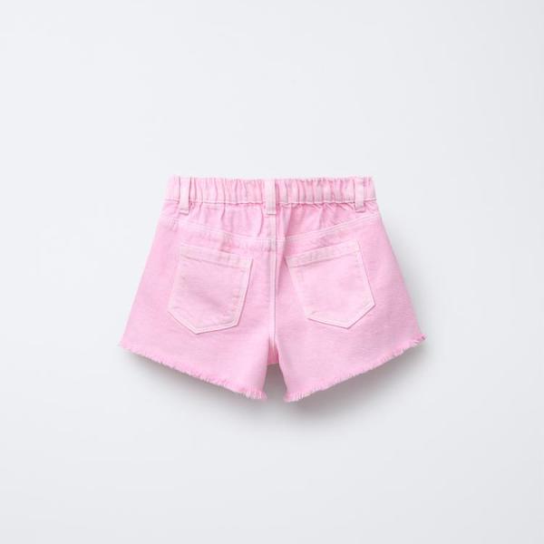 TWILL MOM FIT BERMUDA SHORTS