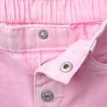 TWILL MOM FIT BERMUDA SHORTS