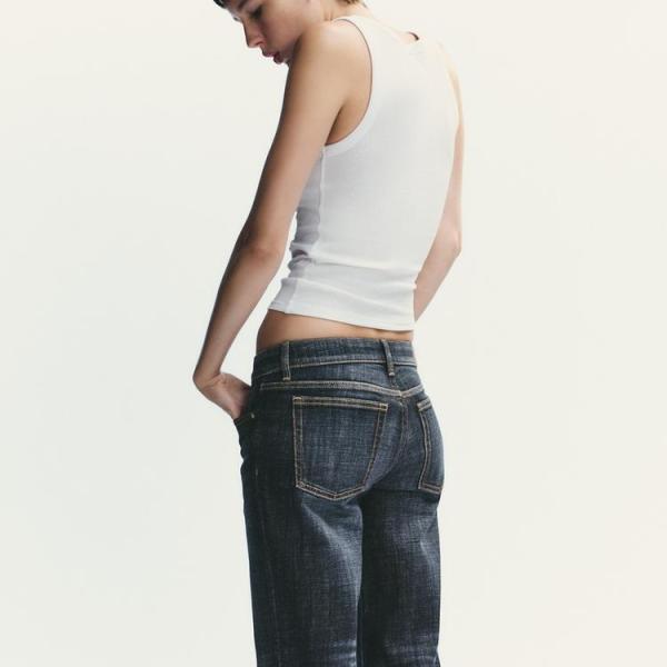 TRF STRAIGHT LOW-RISE JEANS