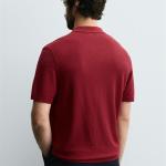 TEXTURED KNIT POLO SHIRT