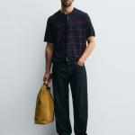 STRIPED JACQUARD KNIT T-SHIRT